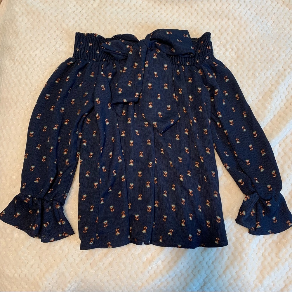 TIMING off shoulder shirt - long sleeves